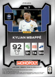 2026 Kylian Mbappe Panini Monopoly Prizm FIFA World Cup GOLD CRACKED ICE PRIZM #7 FRANCE