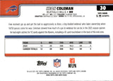 2025 Keon Coleman Topps Chrome LIGHTBOARD REFRACTOR VARIATION #30 Buffalo Bills