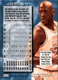 1996-97 Michael Jordan Fleer NBA ALL-STAR 10 RETRO #282 Chicago Bulls