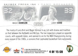 2004-05 Magic Johnson Larry Bird Fleer Skybox Fresh Ink GAME BRKERS #4 Los Angeles Lakers Boston Celtics