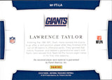 2018 Lawrence Taylor Panini National Treasures FRANCHISE TREASURES JERSEY 81/99 #FT-LA New York Giants