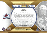 2023-24 Joe Sakic Upper Deck Trilogy TRIPLE GOLD CLUB 108/199 #TGC-4 Colorado Avalanche