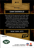 2019 Sam Darnold Panini The National VIP PINK DISCO PRIZM 42/50 #21 New York Jets