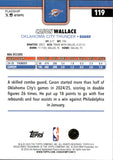 2025-26 Cason Wallace Topps WOOD 23/25 #119 Oklahoma City Thunder