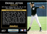 1993 Derek Jeter Pinnacle ROOKIE RC #457 New York Yankees 4