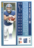 2025 Cam Skattebo Donruss Optic RATED ROOKIE RED WAVE PRIZM RC #302 New York Giants