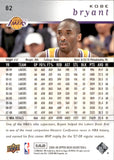 2008-09 Kobe Bryant Upper Deck #82 Los Angeles Lakers