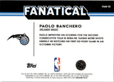 2025-26 Paolo Banchero Topps Chrome FANATICAL #FAN-13 Orlando Magic