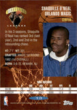1995-96 Shaquille O'Neal Topps REBOUNDING LEADERS POWER BOOSTER #13 Orlando Magic