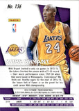 2014-15 Kobe Bryant Panini Prizm #136 Los Angeles Lakers 1