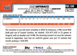 2025 Sam Antonacci Topps Pro Debut CHROME REFRACTOR AUTOGRAPH 93/199 AUTO #PDC-109 Chicago White Sox