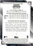 2019 Shohei Ohtani Bowman Platinum ICE #2 Anaheim Angels