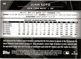 2025 Juan Soto Topps Chrome Black BLUE REFRACTOR 79/150 #130 New York Mets