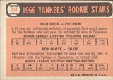 1966 Rich Beck Roy White Topps ROOKIE STARS #234 New York Yankees