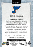 2018-19 Bernie Federko Upper Deck Chronology LETTERMAN AUTOGRAPHED MANUFACTURED PATCH 2/15 AUTO #L-ST-BF St. Louis Blues