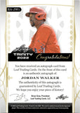 2022 Jordan Walker Leaf Trinity AUTOGRAPH 96/99 AUTO #BA-JW1 St. Louis Cardinals