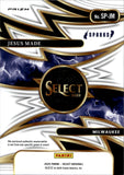 2025 Jesus Made Select SPARKS PRIZM MEMORABILIA JERSEY RELIC #SP-JM Milwaukee Brewers