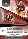 2009 Charley Taylor Donruss Gridiron Gear NFL TEAMS AUTOGRAPH 173/250 AUTO #24 Washington Redskins