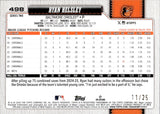 2026 Ryan Helsley Topps SERIES TWO ORANGE DIAMANTE FOIL 11/25 #498 Baltimore Orioles