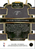 2023-24 Victor Wembanyama Panini Select CONCOURSE BLUE ROOKIE RC #87 San Antonio Spurs 5