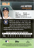 2022 Jake Meyers Topps Stadium Club RED FOIL ROOKIE AUTOGRAPH 12/50 RC AUTO #SCBA-JM Houston Astros