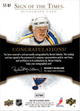2007-08 Bernie Federko Upper Deck SP Authentic SIGN OF THE TIMES AUTOGRAPH AUTO #ST-BF St. Louis Blues