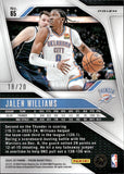 2024-25 Jalen Williams Panini Prizm FAST BREAK BRONZE PRIZM 18/20 #65 Oklahoma City Thunder