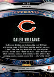 2024 Caleb Williams Panini Prizm FIREWORKS GREEN PRIZM ROOKIE RC #25 Chicago Bears