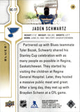 2019-20 Jaden Schwartz Upper Deck SERIES 2 DAY WITH THE CUP SP #DC-17 St. Louis Blues