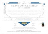 2019 Clayton Kershaw Panini National Treasures COLOSSAL MATERIALS GAME-USED JERSEY 6/49 #CM-CK Los Angeles Dodgers