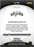 2024-25 Stephon Castle Panini Totally Certified NEON ORANGE ROOKIE 13/299 #167 San Antonio Spurs
