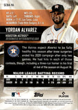2021 Yordan Alvarez Topps Stadium Club AUTOGRAPH AUTO #SCBA-YA Houston Astros
