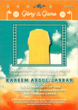 2025 Kareem Abdul-Jabbar Leaf Glory Of The Game GAME-USED JERSEY 10/25 #GU-29 Los Angeles Lakers