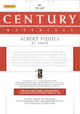 2018 Albert Pujols Panini National Treasures CENTURY MATERIALS 48/99 JERSEY #CE-AP St. Louis Cardinals
