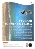 2023-24 Victor Wembanyama Panini Donruss Optic SPLASH PURPLE PRIZM ROOKIE RC #6 San Antonio Spurs