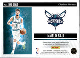 2024-25 LaMelo Ball Panini Silhouette NBA GEAR GAME-WORN JERSEY 36/99 #NG-LMB Charlotte Hornets