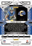 2023 Puka Nacua Panini Obsidian ELECTRIC ETCH ORANGE ROOKIE 49/49 RC #156 Los Angeles Rams