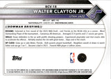 2025-26 Walter Clayton Jr. Bowman Chrome GOLD GEOMETRIC REFRACTOR ROOKIE 28/50 RC #BCV-18 Utah Jazz