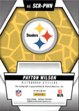 2025 Payton Wilson Panini Mosaic SCRIPTS AUTOGRAPH AUTO #SCR-PWN Pittsburgh Steelers