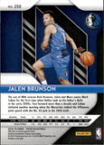 2018-19 Jalen Brunson Panini Prizm ROOKIE RC #250 Dallas Mavericks 6