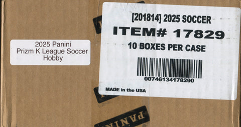 2025 Panini Prizm K League Soccer Hobby, 10 Box Case