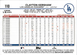 2024 Clayton Kershaw Topps Chrome Logofractor Edition GREEN REFRACTOR 25/99 #110 Los Angeles Dodgers