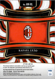 2024-25 Rafael Leao Panini Select FIFA BLUE PULSAR PRIZM AUTOGRAPH MATERIALS JERSEY AUTO #AM-RL AC Milan