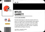 2024 Myles Garrett Panini Contenders LICENSE TO DOMINATE #29 Cleveland Browns