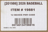 2026 Panini Prizm Baseball Hobby, 12 Box Case *RELEASES 9/4*