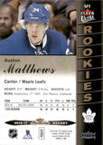 2016-17 Auston Matthews Fleer Showcase ULTRA ROOKIES 136/599 RC #U1 Toronto Maple Leafs