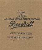 2026 Leaf Metal Draft Edition Baseball Jumbo, 8 Box Case *RELEASES 7/10*