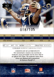 2007 Torry Holt Donruss Gridiron Gear GAME-USED JERSEY 18/105 #43 St. Louis Rams