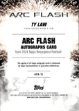 2024 Ty Law Topps Resurgence ARC FLASH AUTOGRAPH AUTO #AFA-TL New England Patriots