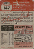 1953 Warren Spahn Topps #147 Boston Braves *POOR*